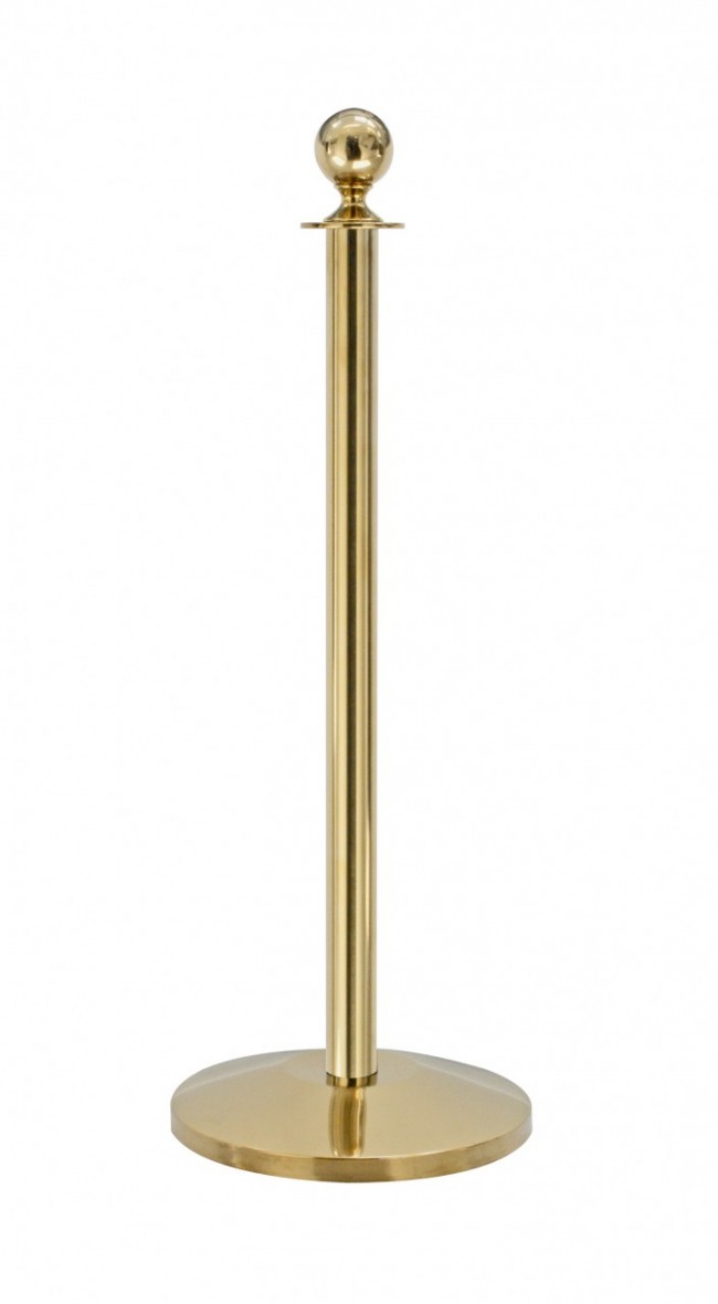 Brass stanchions