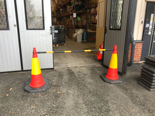 Retractable Road Cone Bars