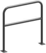 Schutzbügel aus Stahlrohr mit Querstange (Ø48mm)