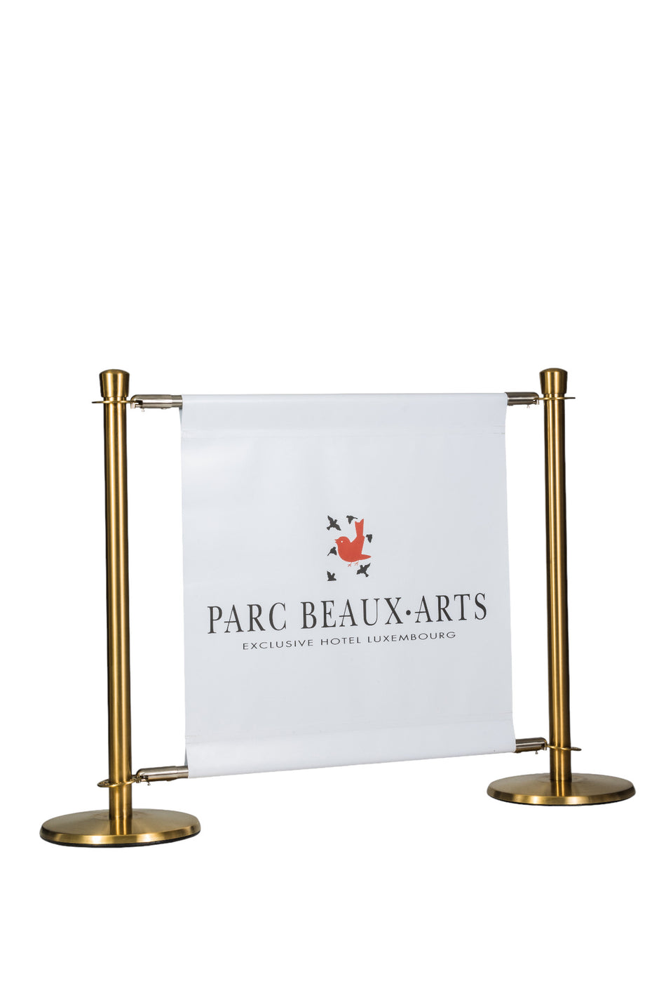 Flexibarrier Café Barrier Set – Premium – 1 meter Custom Printed Banner