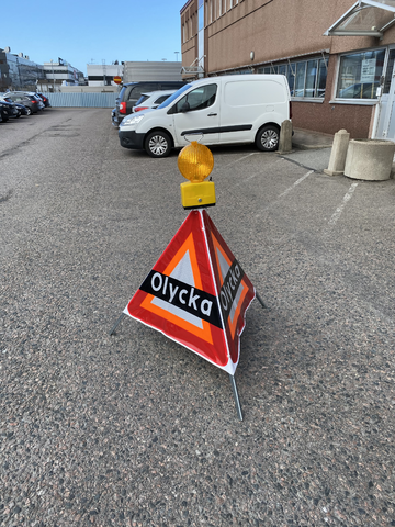 Warning Lamp for Folding Safety Tent – Dual-Sided Flash Beacon