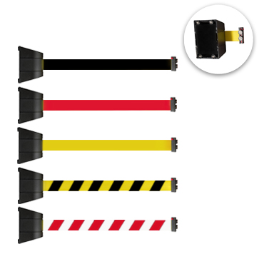 FlexiBarrier Wall Mount -Magnetic- (4.5 or 10.0 meter belt)