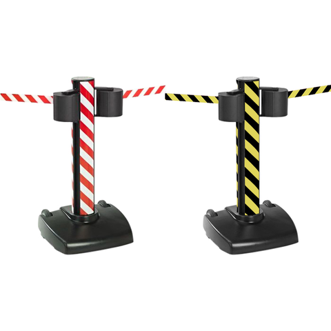 Beltrac Belt Stanchion -Storetrac Double- (2x22m retractable belt)
