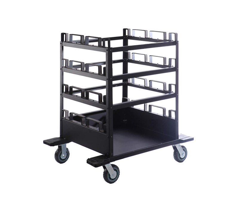12-Pfosten-Horizontal-Lagerwagen