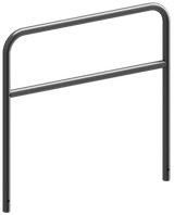 Schutzbügel aus Stahlrohr mit Querstange (Ø48mm)