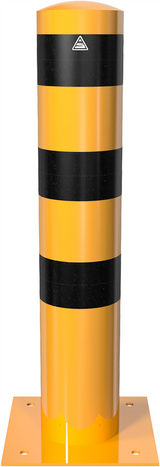 XXL Safety Steel Bollards - Solid - (Ø152-323mm)