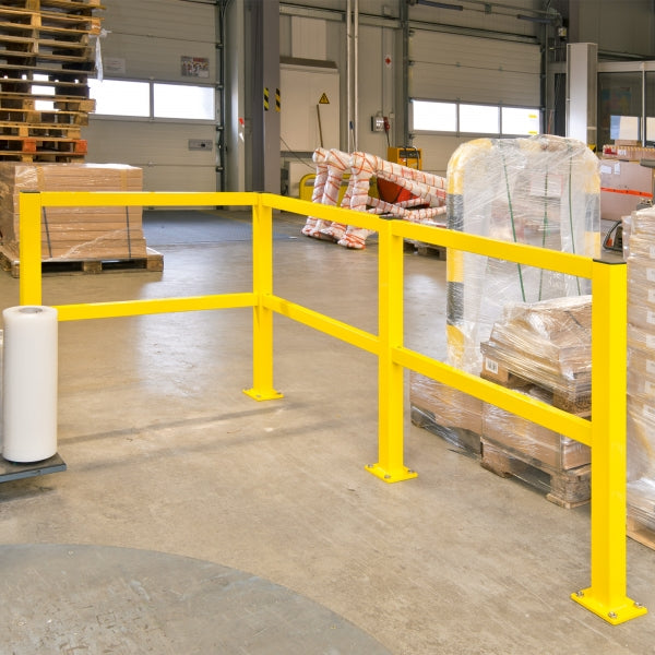 Impact Protection Railing System- BLACK BULL MD - for plugging down 70x70mm (modular)
