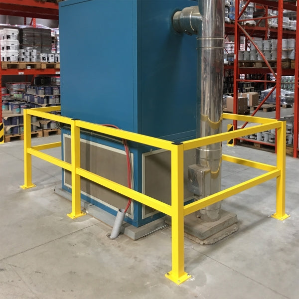 Impact Protection Railing System- BLACK BULL MD - for plugging down 70x70mm (modular)