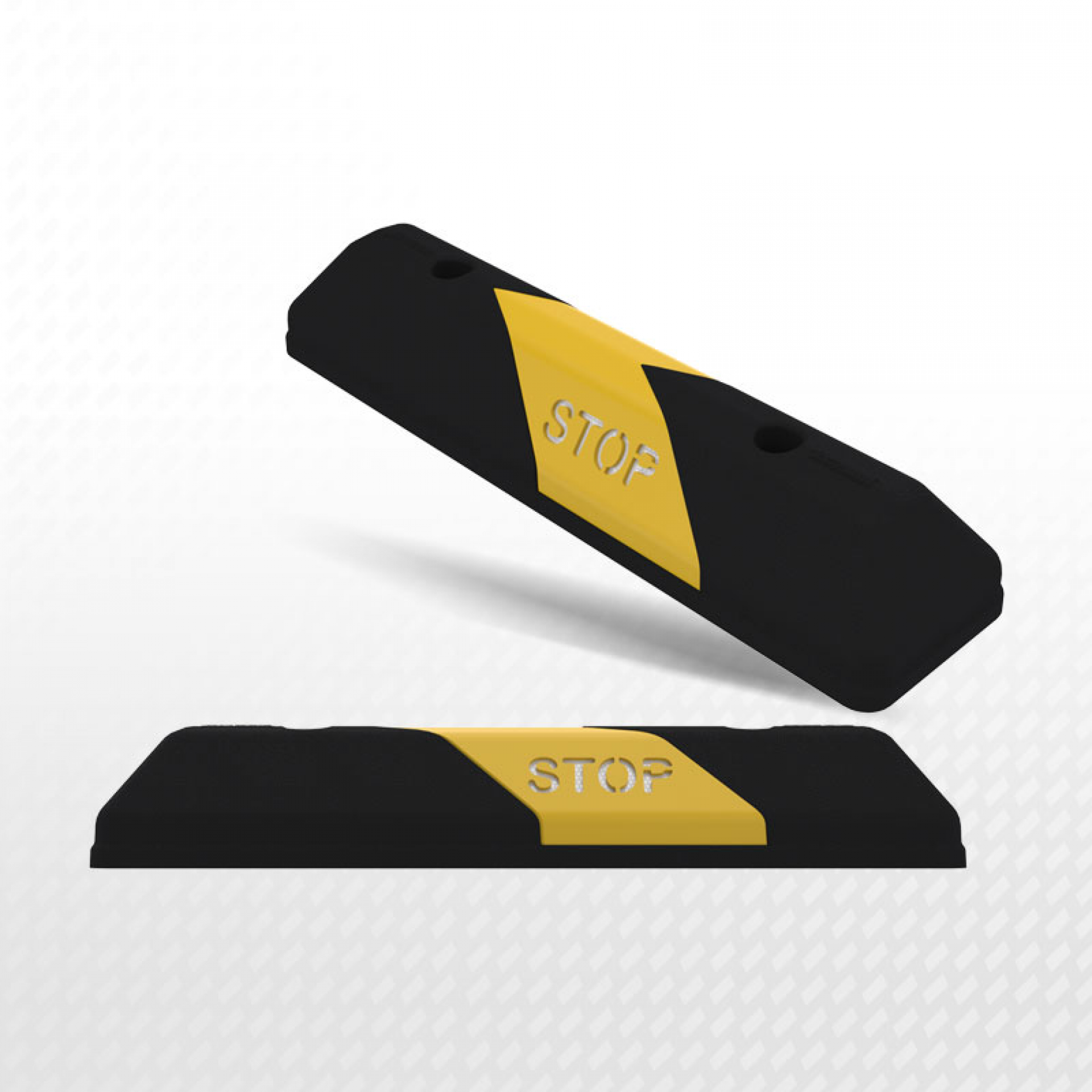 Vehicle Stopper -Basic- Black / Yellow – Barriers4u – Crowd Control ...