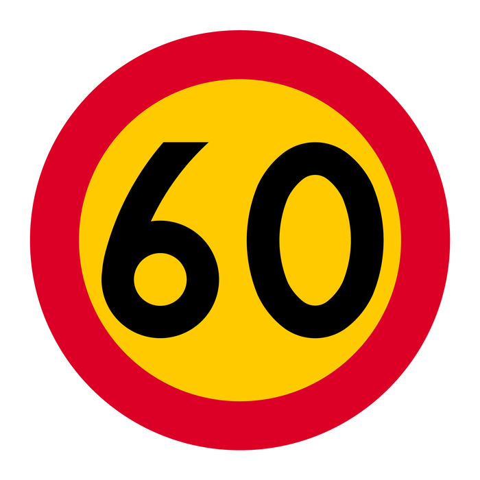 C31-6 Hastighetsbegränsning (60km/h)