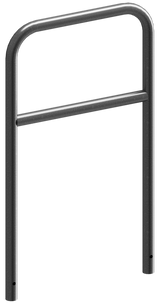 Schutzbügel aus Stahlrohr mit Querstange (Ø48mm)