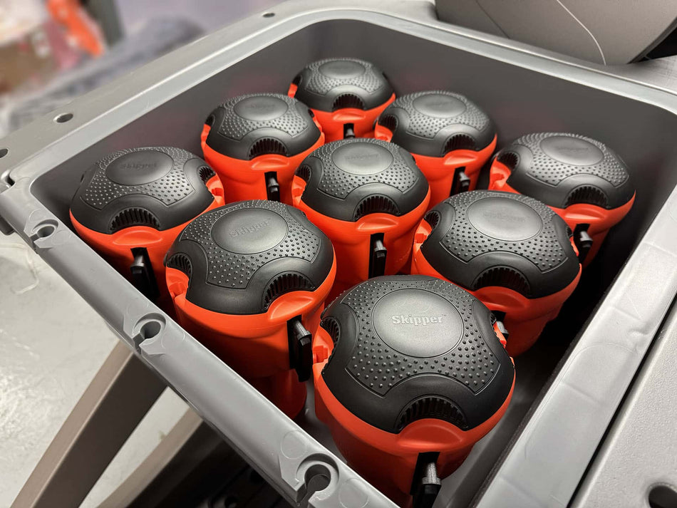 Fully Loaded 1m Standard Traffic Cone Unicart – 9 Cones, 9 Skipper Units & Accessory Pack