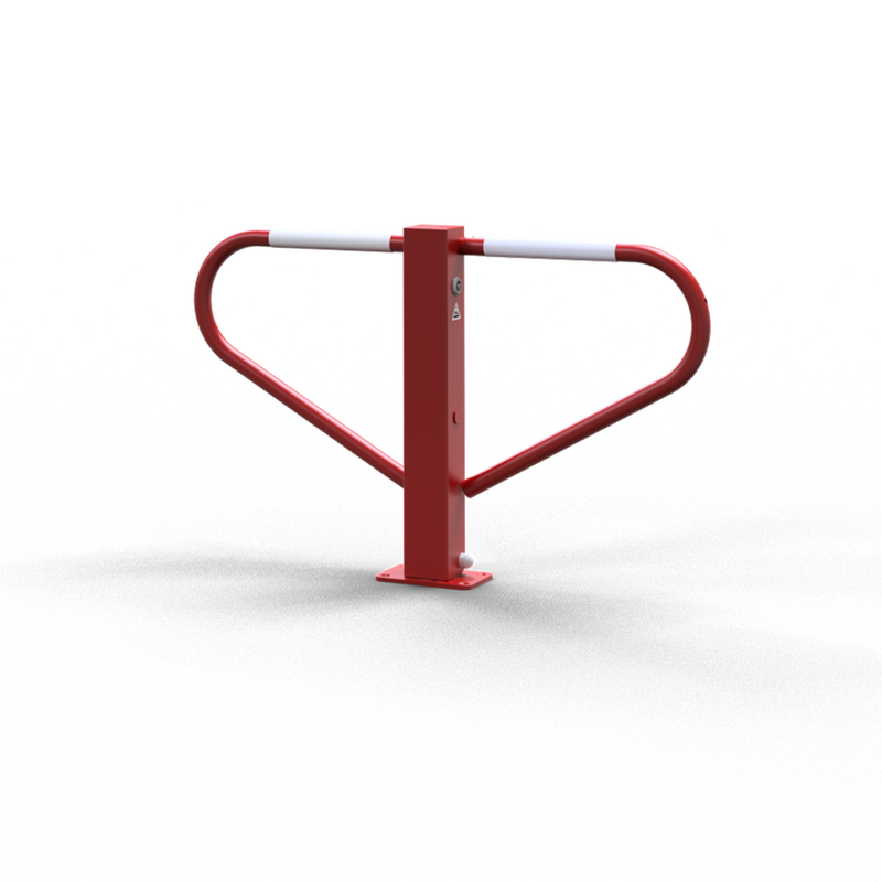 Car-Park Barrier Foldable with Triangular Lock