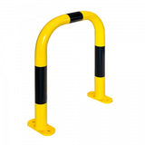 Black Bull Protection Guard mat, medium-duty outdoor use, 600 x 500 mm, yellow and black color.