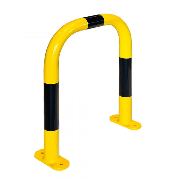 Black Bull Protection Guard mat, medium-duty outdoor use, 600 x 500 mm, yellow and black color.