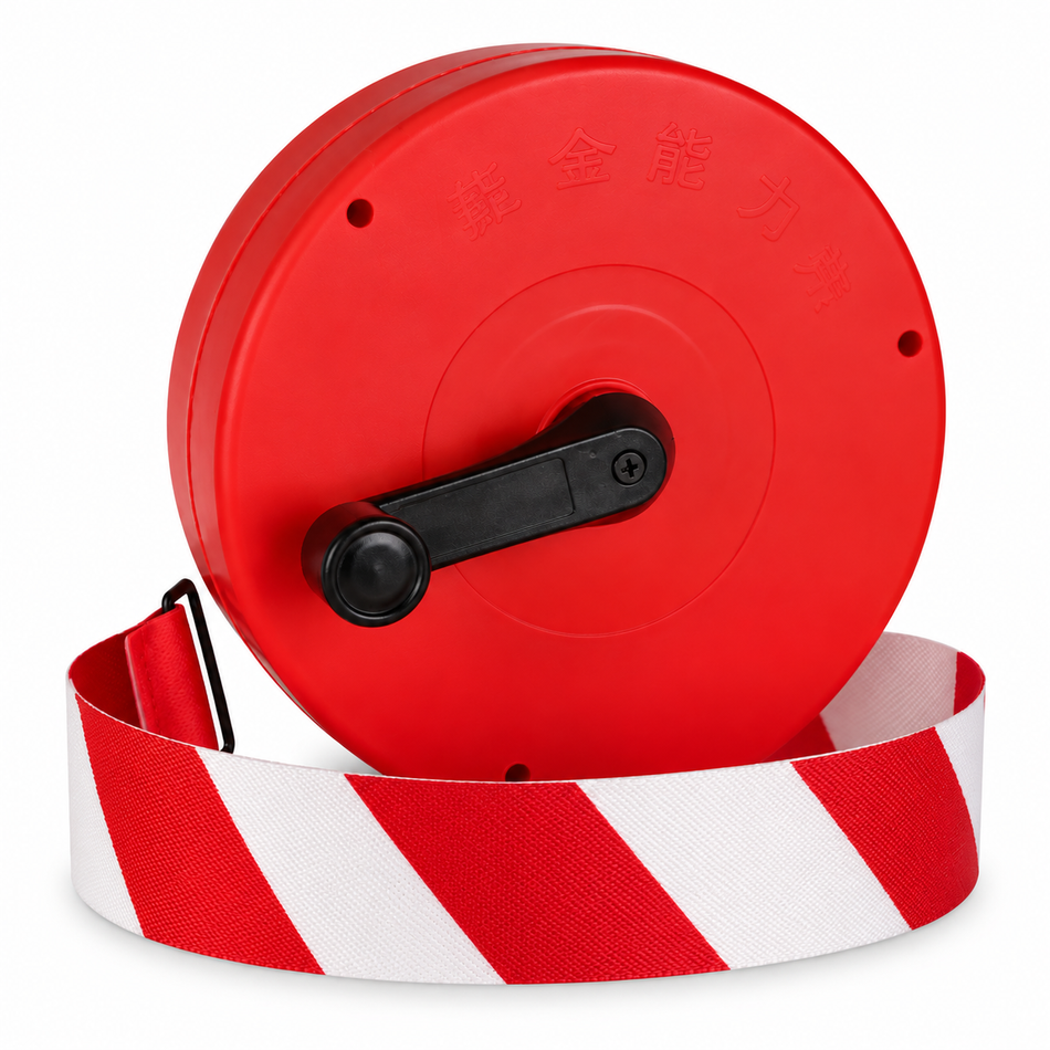 Reusable Warning Tape Reel – Manual Rewind – 50/100m