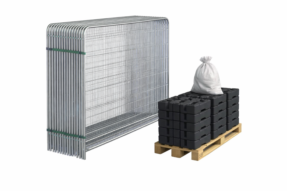 Temporary Fence Kit -Standard- 105m (Round Top Panels)