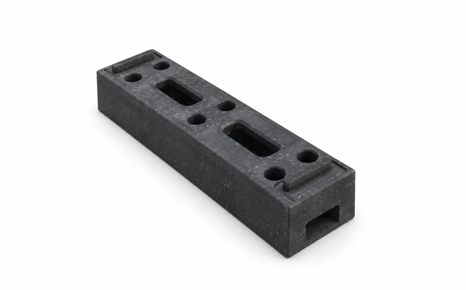 PVC Foot for Temporary Fence Panels – 18.5 kg