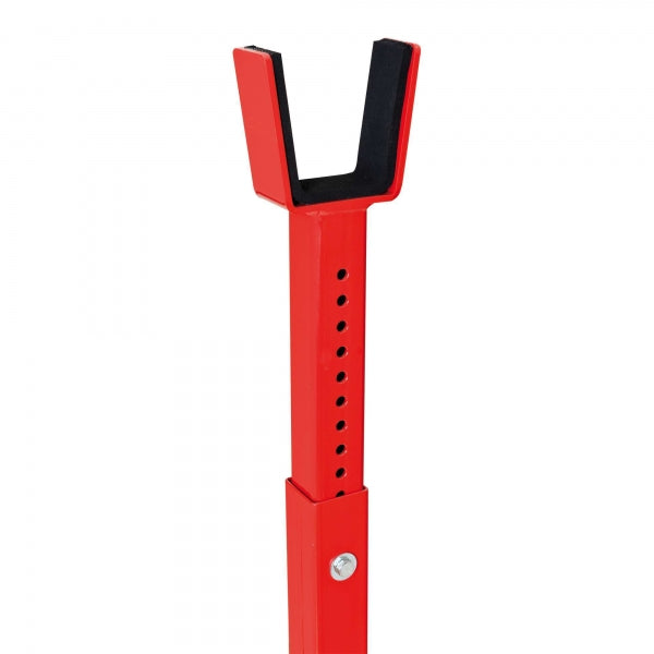 Counterweight COMPACT boom barrier with fixed support post for vehicle entry management systems
