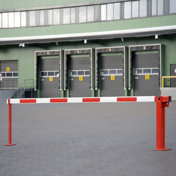 Loading Point Barrier COMPACT Boom Barrier with Gas Damper – Barriers4u – Crowd Control ...