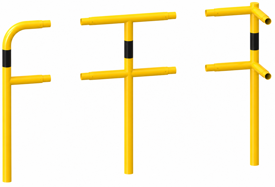 Protective Railing System - Protect -, Steel tube Ø 48 mm (for casting in concrete)