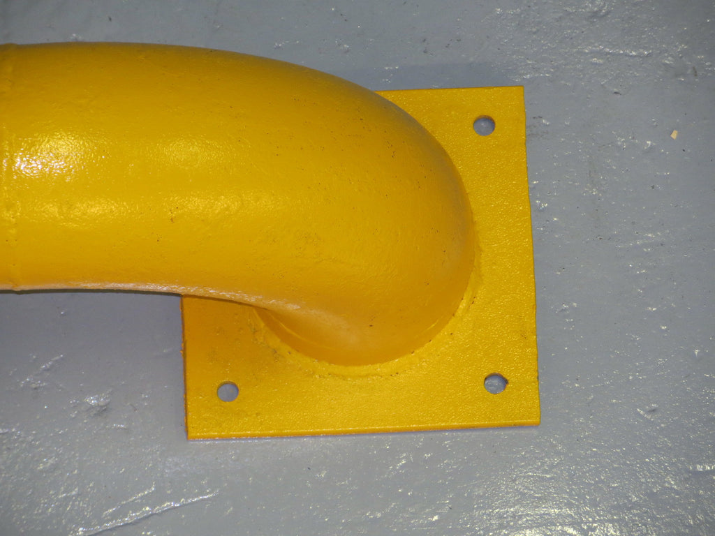 Galvanised steel wheel guide pair for trailer alignment