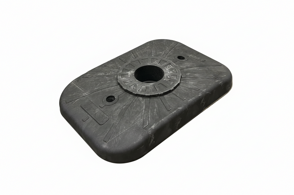 Rectangular Base for Delineator Posts