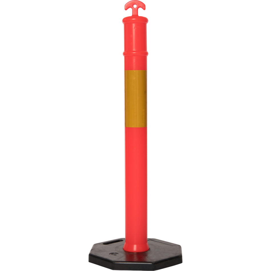Flexibarrier T-Top Bollard with base