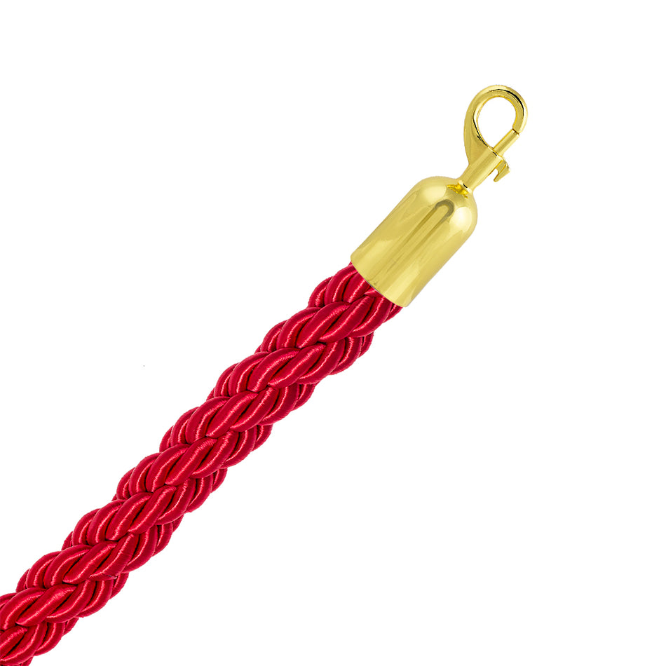 Barrier rope - Braided 25mm - with snap-ends