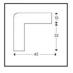 Kantenschutz PROFIL TYP H – Selbstklebend