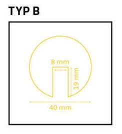 Edge Protection PROFILE TYPE B – Self-adhesive