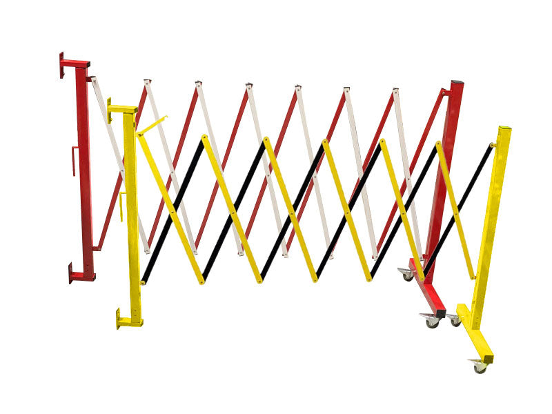 Flexibarrier -Expanding Barrier- Wall mounted with castors (3.6m)