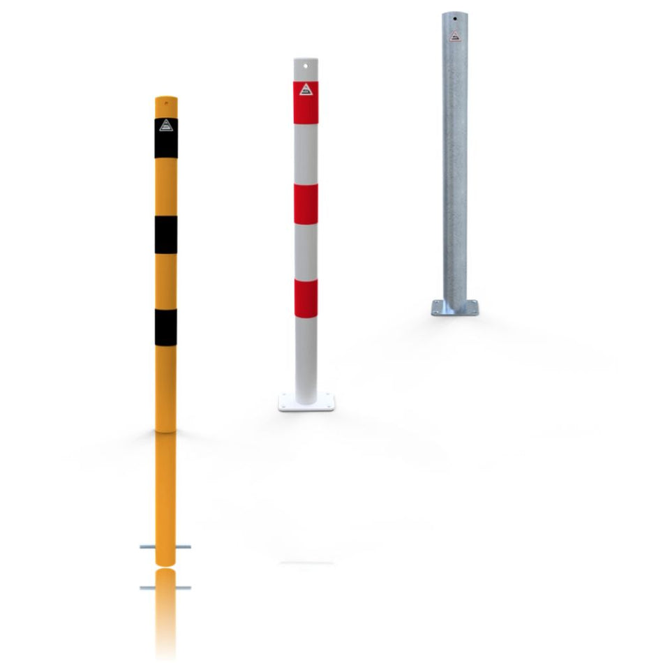 Stationary steel bollards (Ø42- 76mm)