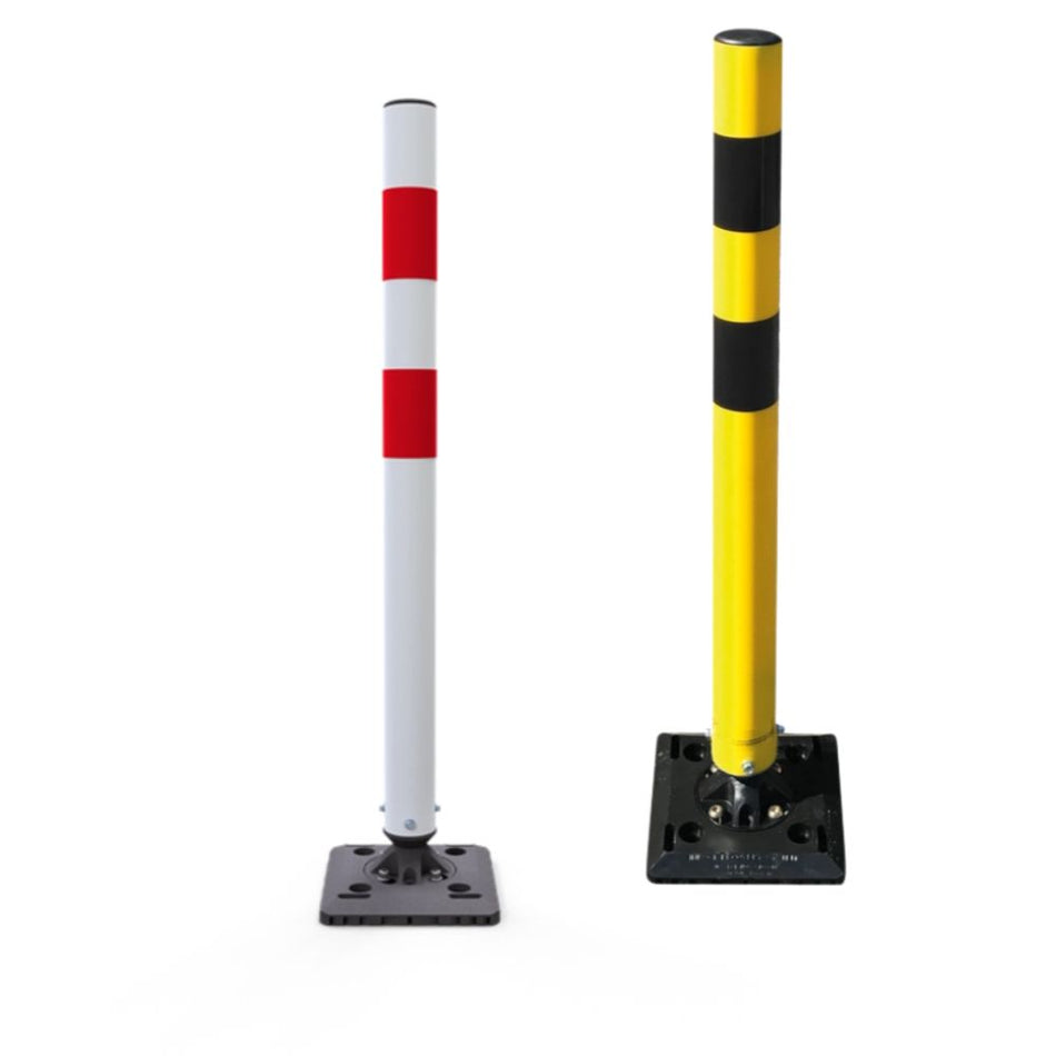 Flexible -KICKBACK©- traffic barrier