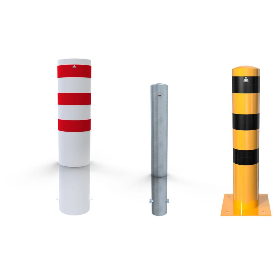 XXL Safety Steel Bollards -Solid- (Ø152-323mm)