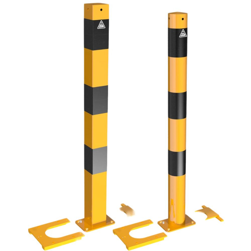 Safety Barrier Post - Bollard -  (Ø76 - 89mm), Detachable/Removable