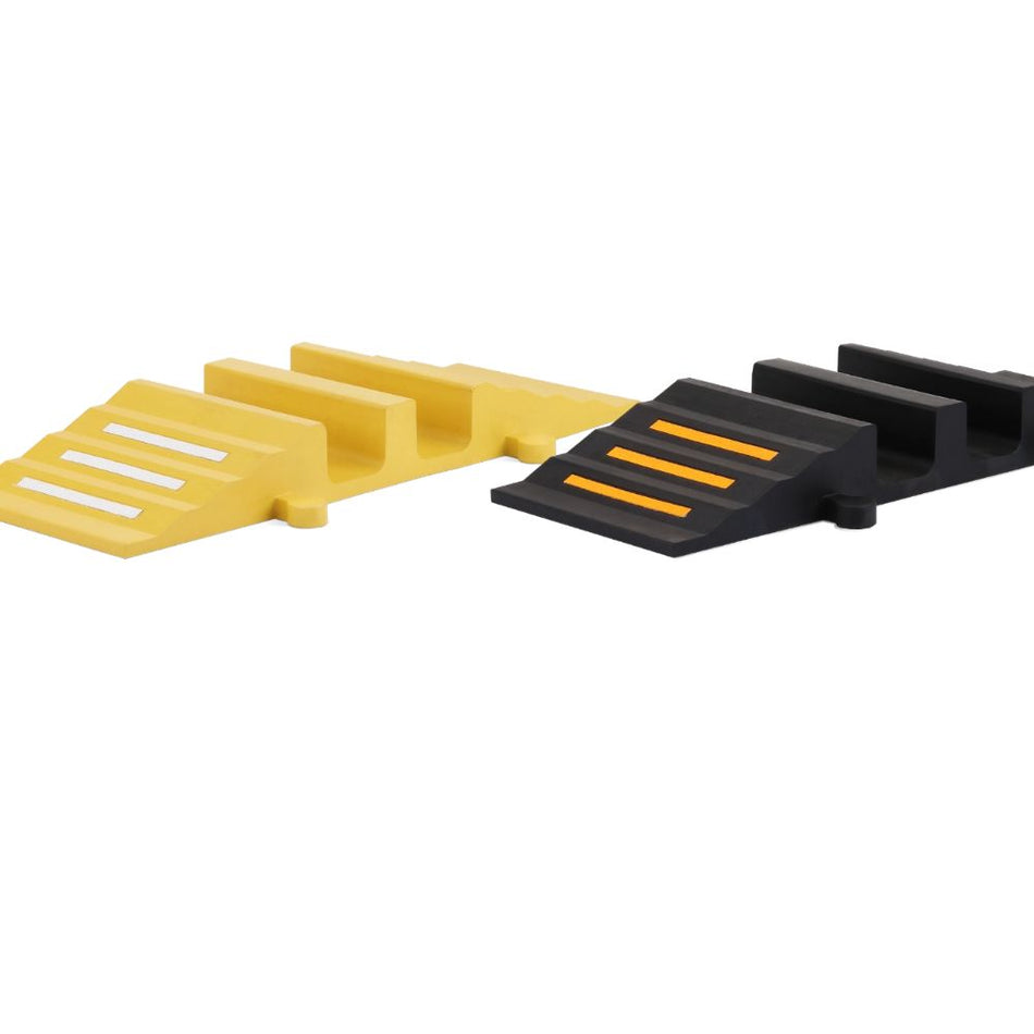 CRASH STOP Hose and Cable Protector – Heavy-Duty, 2-Channel (Yellow or Black)