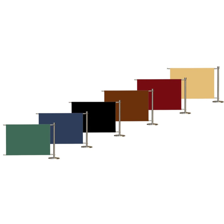 Extension Kit for Flexibarrier Café Barrier – Premium – 1500mm | Plain Colored Banner