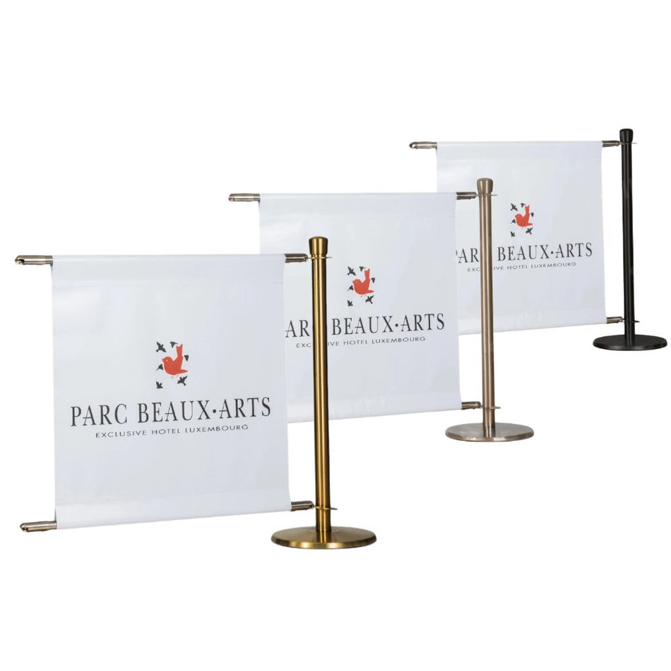 Extension Kit for Flexibarrier Café Barrier – Premium– 2 meter Custom Printed Banner