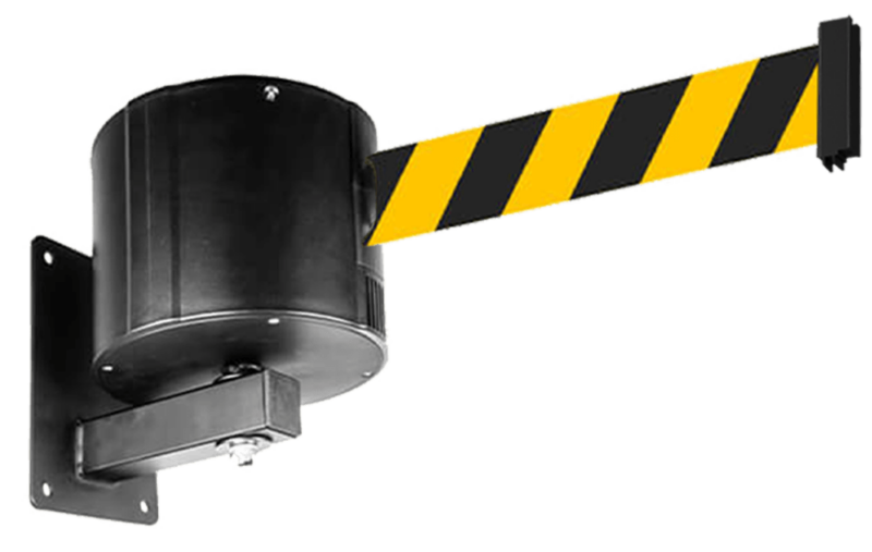 Flexibarrier Wall Mounted Barrier -Pro- (16/23m belt)