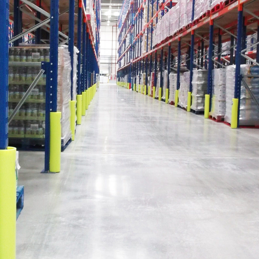 Protection Barriers Between Racks Rack Armour® Upright Racking Protector – Barriers4u – Crowd Control ...