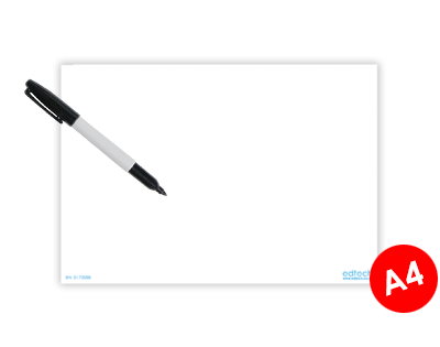 Whiteboard A4 for sign frame