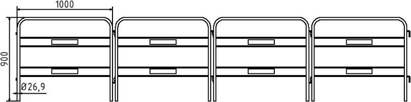 Utility barrier - Safety guard-