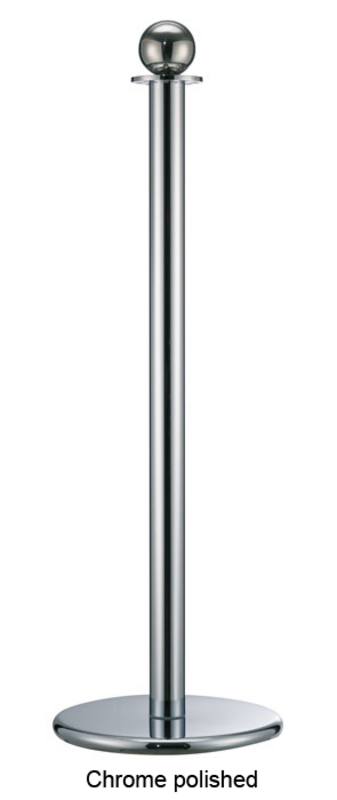 Post & Rope Barrier -Viaguide Crown-