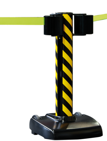 Beltrac Belt Stanchion -Storetrac Double- (2x22m retractable belt)