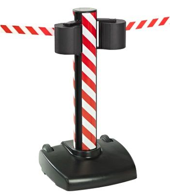 Beltrac Belt Stanchion -Storetrac Double- (2x22m retractable belt)