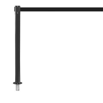 FlexiBarrier Belt Stanchion -Pro Removable- (3.4 or 4.9m belt)