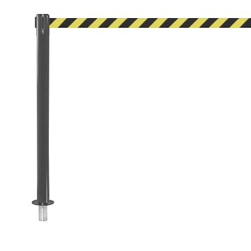 FlexiBarrier Belt Stanchion -Pro Removable- (3.4 or 4.9m belt)