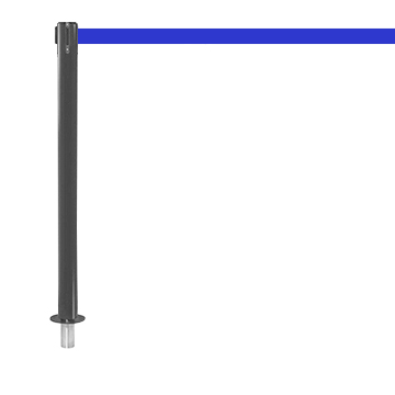 FlexiBarrier Belt Stanchion -Pro Removable- (3.4 or 4.9m belt)