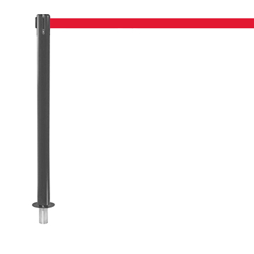 FlexiBarrier Belt Stanchion -Pro Removable- (3.4 or 4.9m belt)